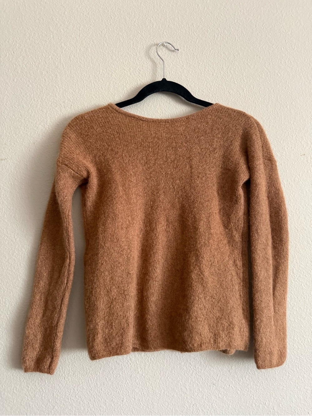 SEZANE Gaspard Cardigan in Camel Brown Size XXS - Picture 5 of 8